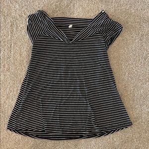 🤰🏻Pink blush Maternity Striped Top